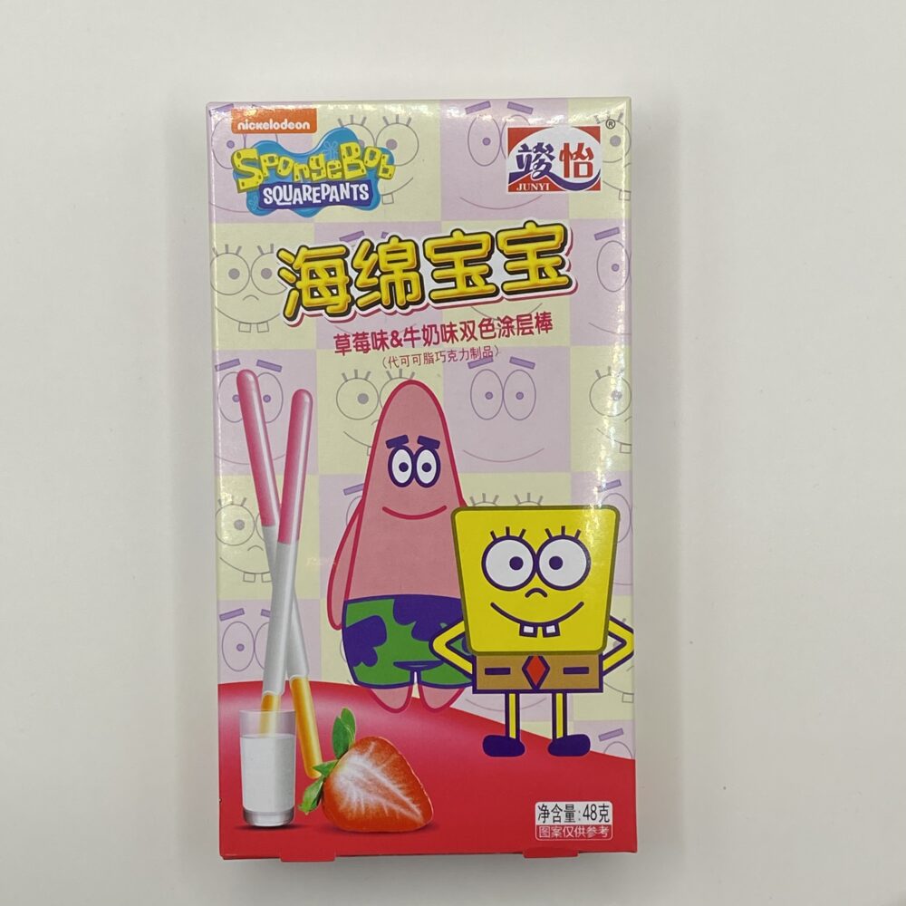 Junyi Spongebob Squarepants Sticks Strawberry & Milk