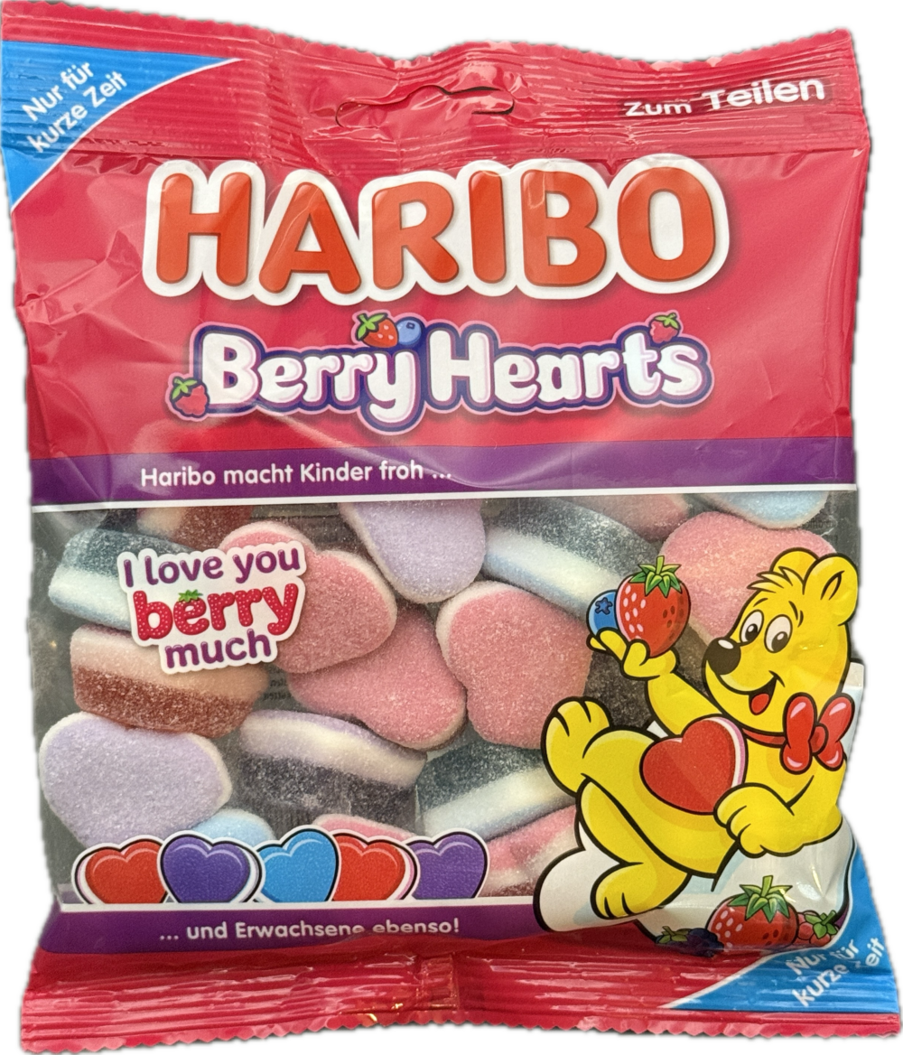 Haribo Berry Hearts 160g