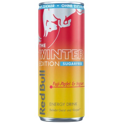 Red Bull Winter Edition Fuji-Apple & Ginger Sugarfree
