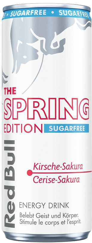 Red Bull Spring Edition Sugarfree Kirsche-Sakura